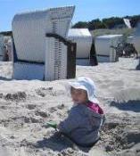 Strand in Boltenhagen mit Strandkorb